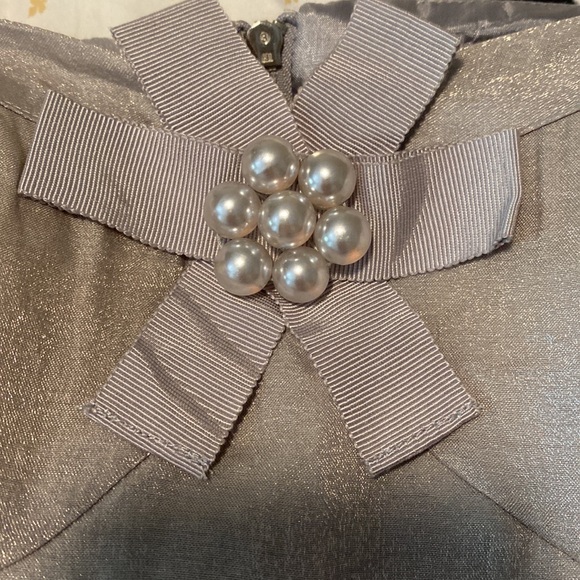 XXI Dress Silver Shimmer Mini Dress Size Medium - Picture 7 of 12